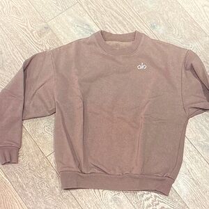 ALO Yoga Men's Cocoa Crewneck Sweater